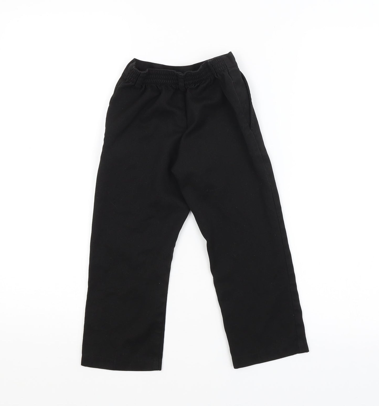 George Boys Black    Trousers Size 3-4 Years