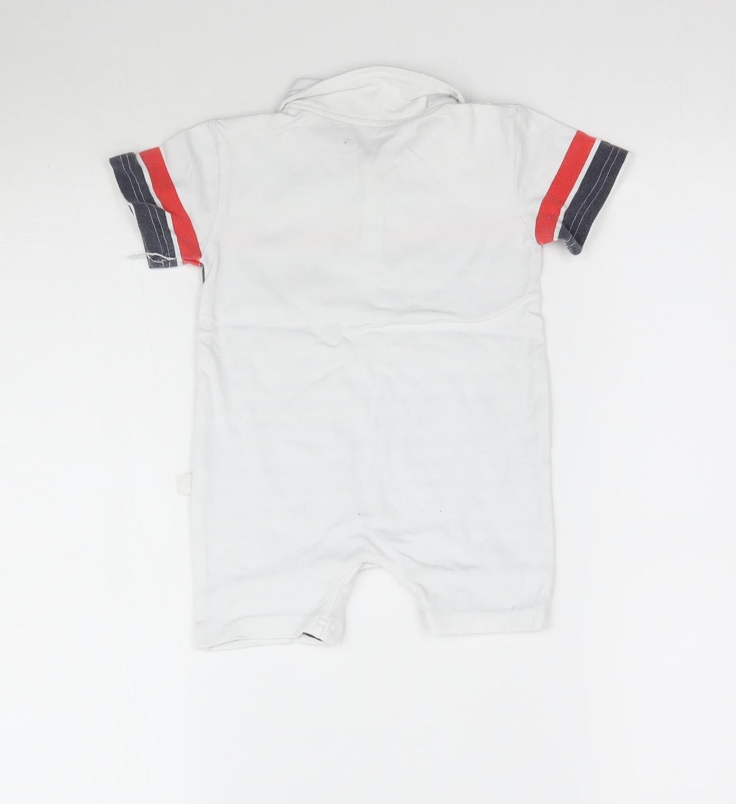 Preworn Baby Multicoloured Striped  Babygrow One-Piece Size 3-6 Months