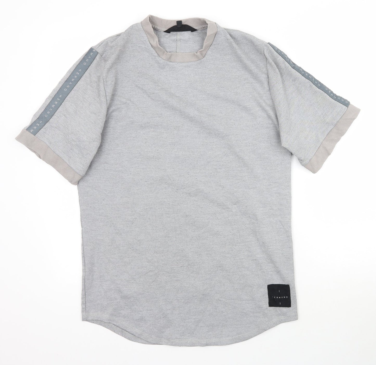 Hermano Mens Grey    T-Shirt Size L