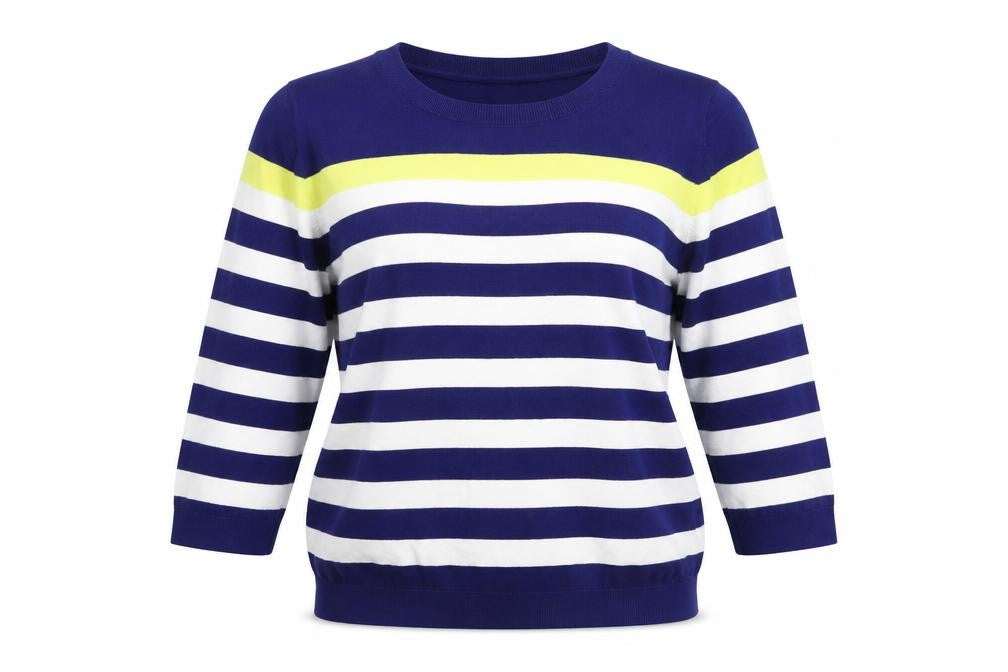 Wishbone Womens Multicoloured Striped Knit Pullover Jumper Size M