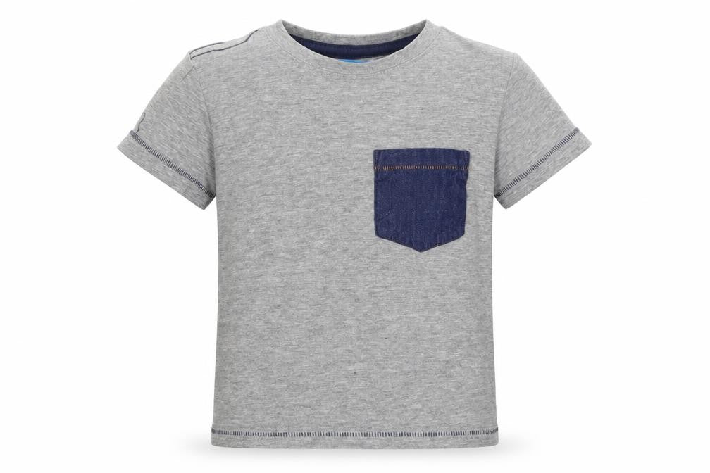 Avenue Boys Grey   Basic T-Shirt Size 5-6 Years