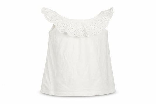 F&F Girls White   Basic T-Shirt Size 4-5 Years