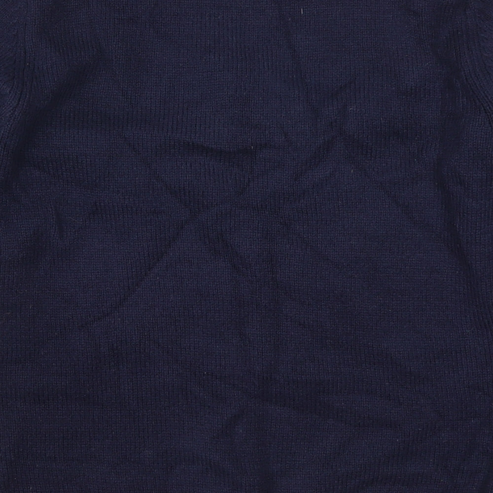 Matalan Boys Blue  Knit Pullover Jumper Size 12-13 Years  - Rudolph Penguin