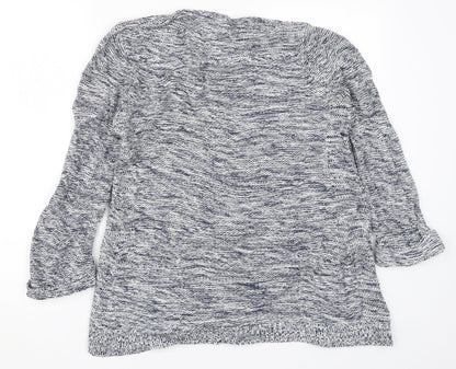 Wallis Womens Blue  Knit Pullover Jumper Size S