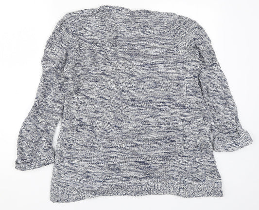 Wallis Womens Blue  Knit Pullover Jumper Size S