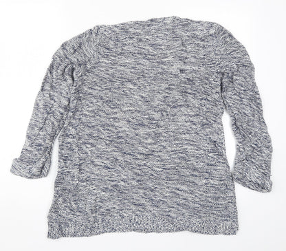 Wallis Womens Blue  Knit Pullover Jumper Size S