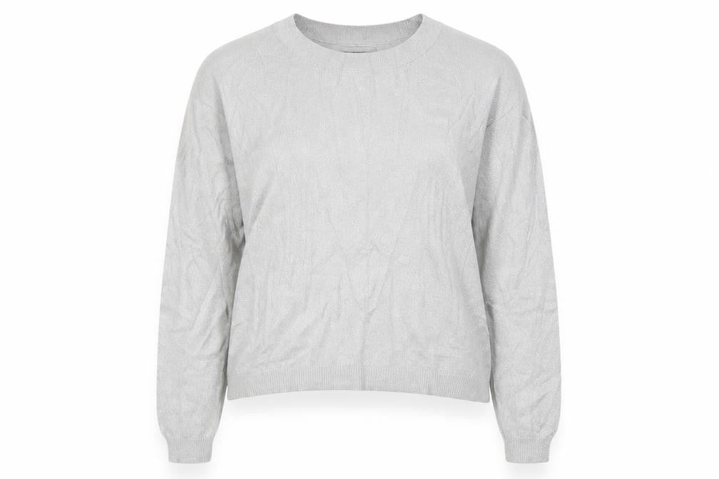 Primark Womens Silver  Knit Pullover Jumper Size 14