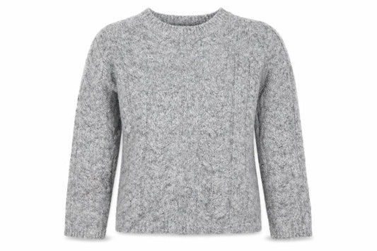 Tu Womens Grey  Knit Pullover Jumper Size 10