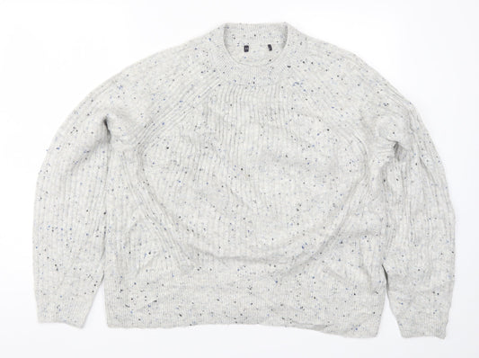 Preworn Womens Grey  Knit Pullover Jumper Size L