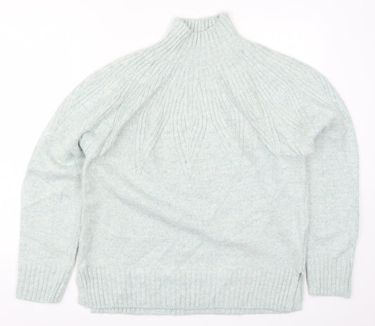 M&Co Womens Green  Knit Pullover Jumper Size M