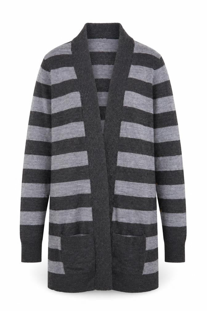 BHS Womens Grey  Knit Cardigan Jumper Size 8