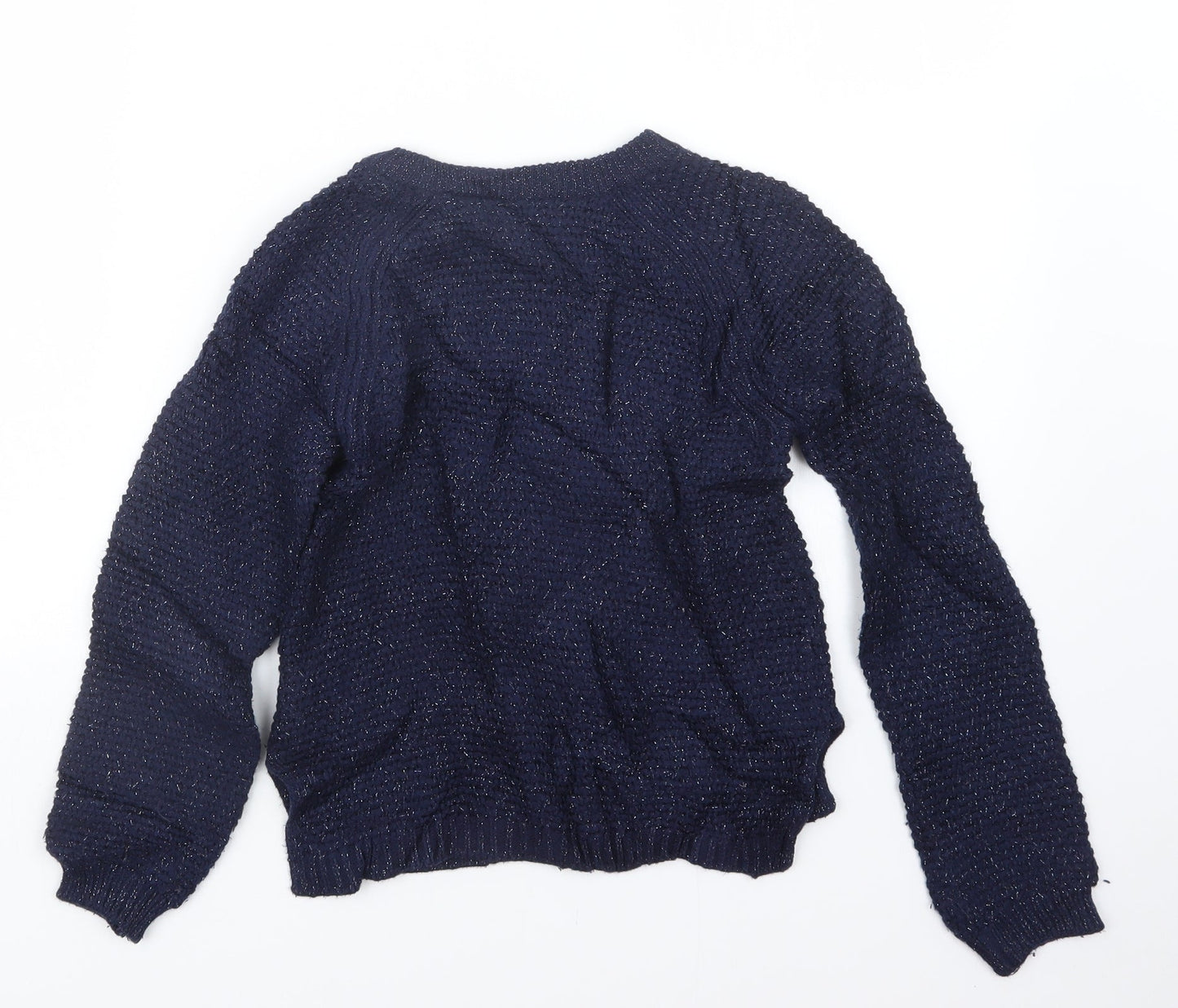 Gap Girls Blue  Knit Pullover Jumper Size 10-11 Years