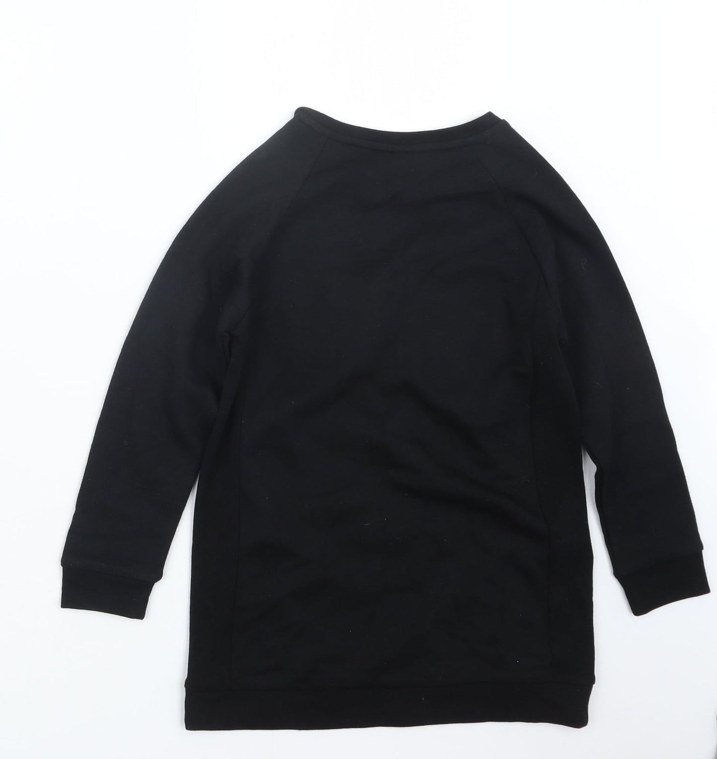 F&F Girls Black   Pullover Jumper Size 8-9 Years