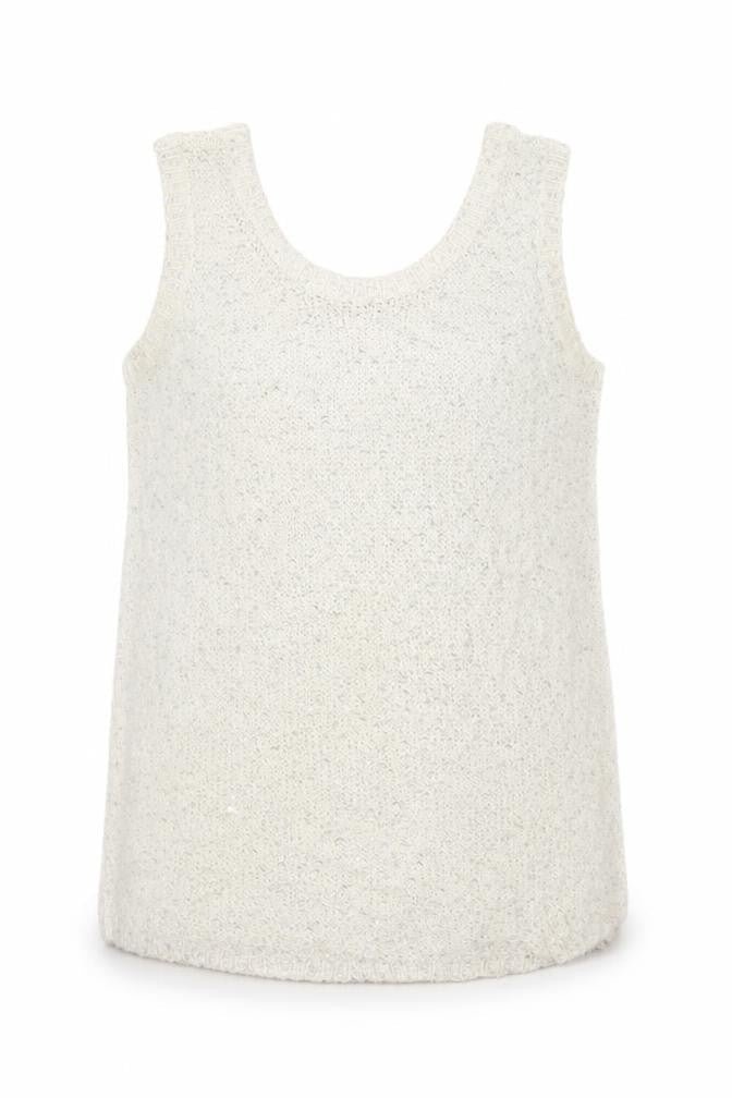 River Island Girls White  Knit Pullover Jumper Size 9-10 Years