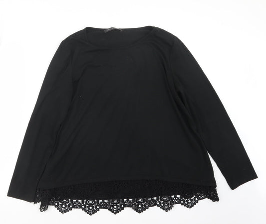 Zanzea Womens Black   Basic T-Shirt Size L
