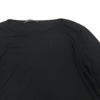 Zanzea Womens Black   Basic T-Shirt Size L