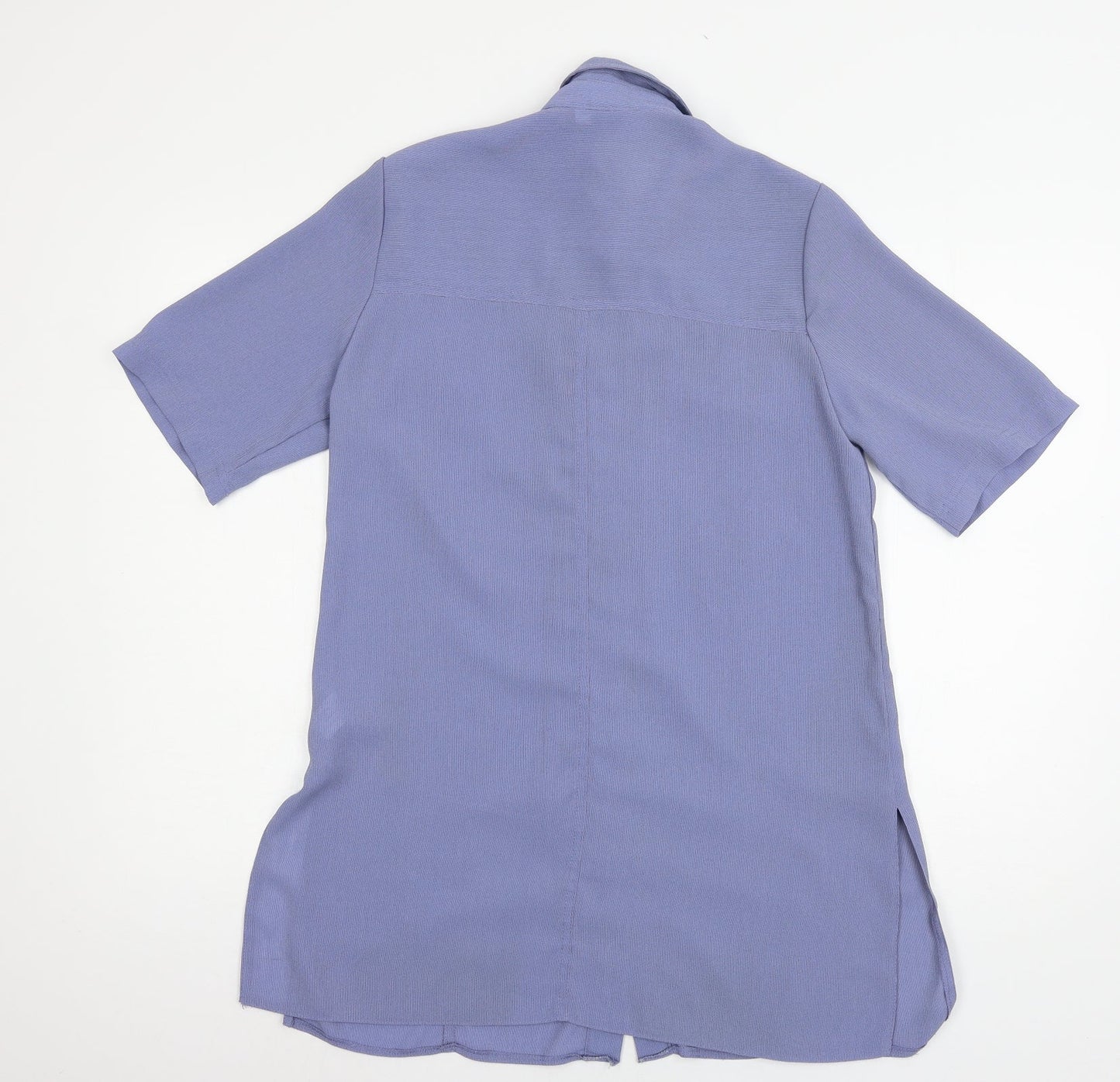 Award Womens Blue   Basic Button-Up Size 12