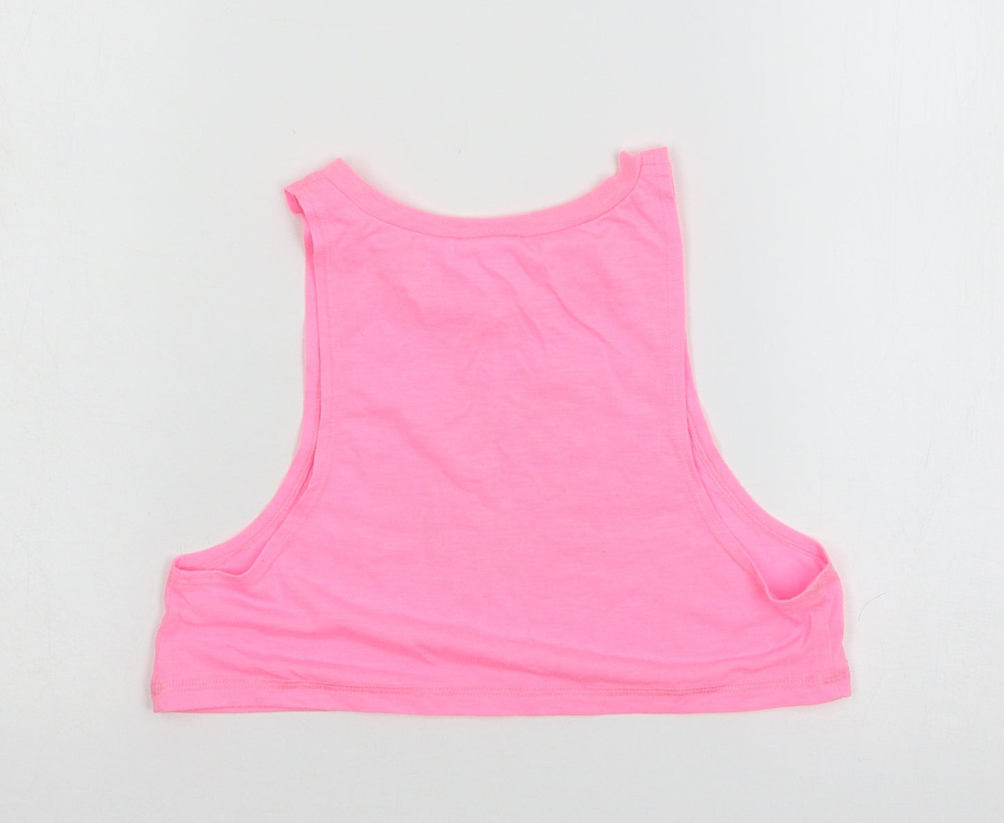 Lonsdale Girls Pink  Jersey Basic Tank Size 7-8 Years