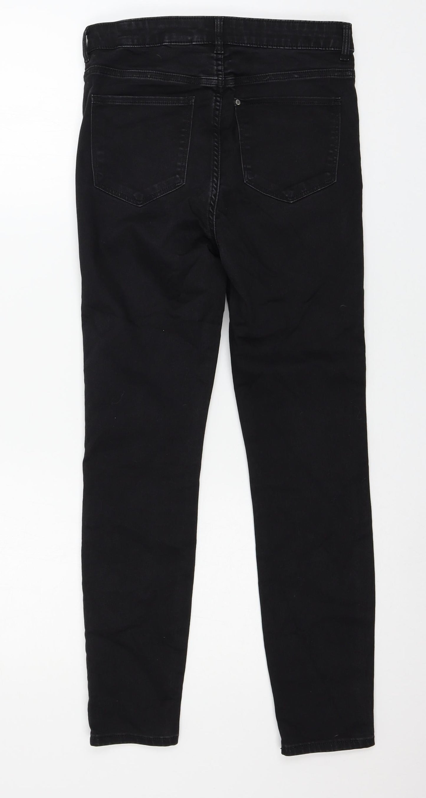 H&M Womens Black  Denim Skinny Jeans Size 27 in L30 in