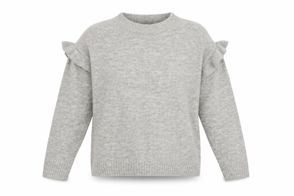 M&Co Womens Grey  Knit Pullover Jumper Size 10