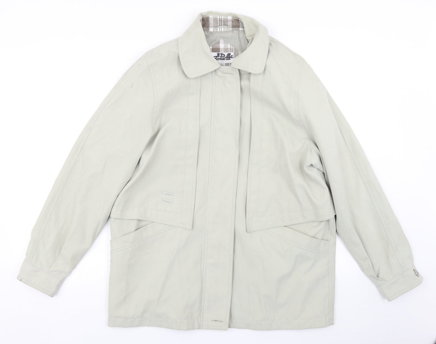 Rossetti Womens Green   Rain Coat Coat Size 12