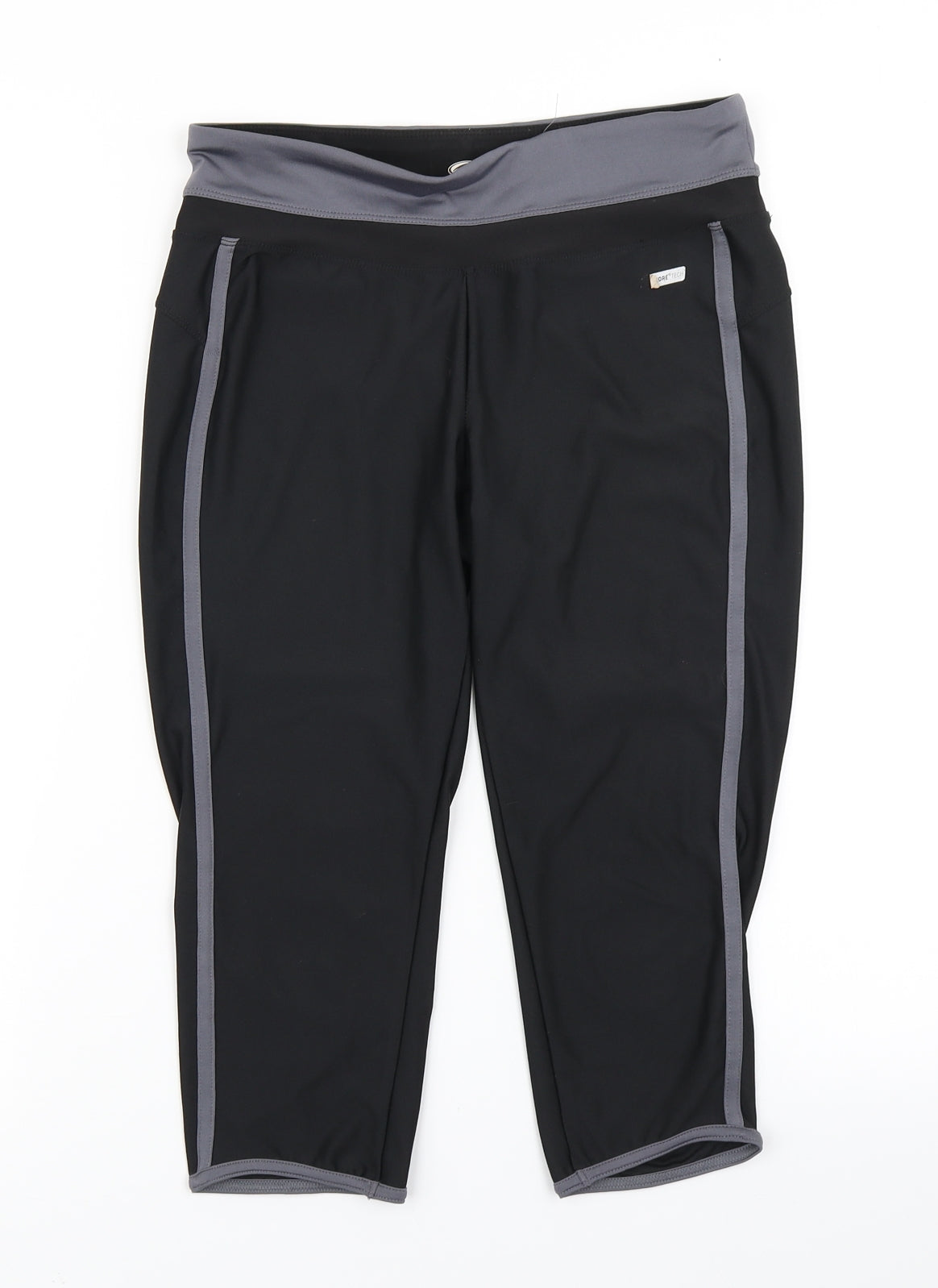 Athletic Works Womens Black   Compression Shorts Size S