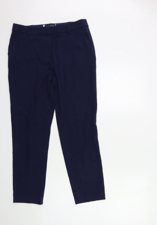 Marks and Spencer Womens Blue   Trousers  Size 10 L26 in