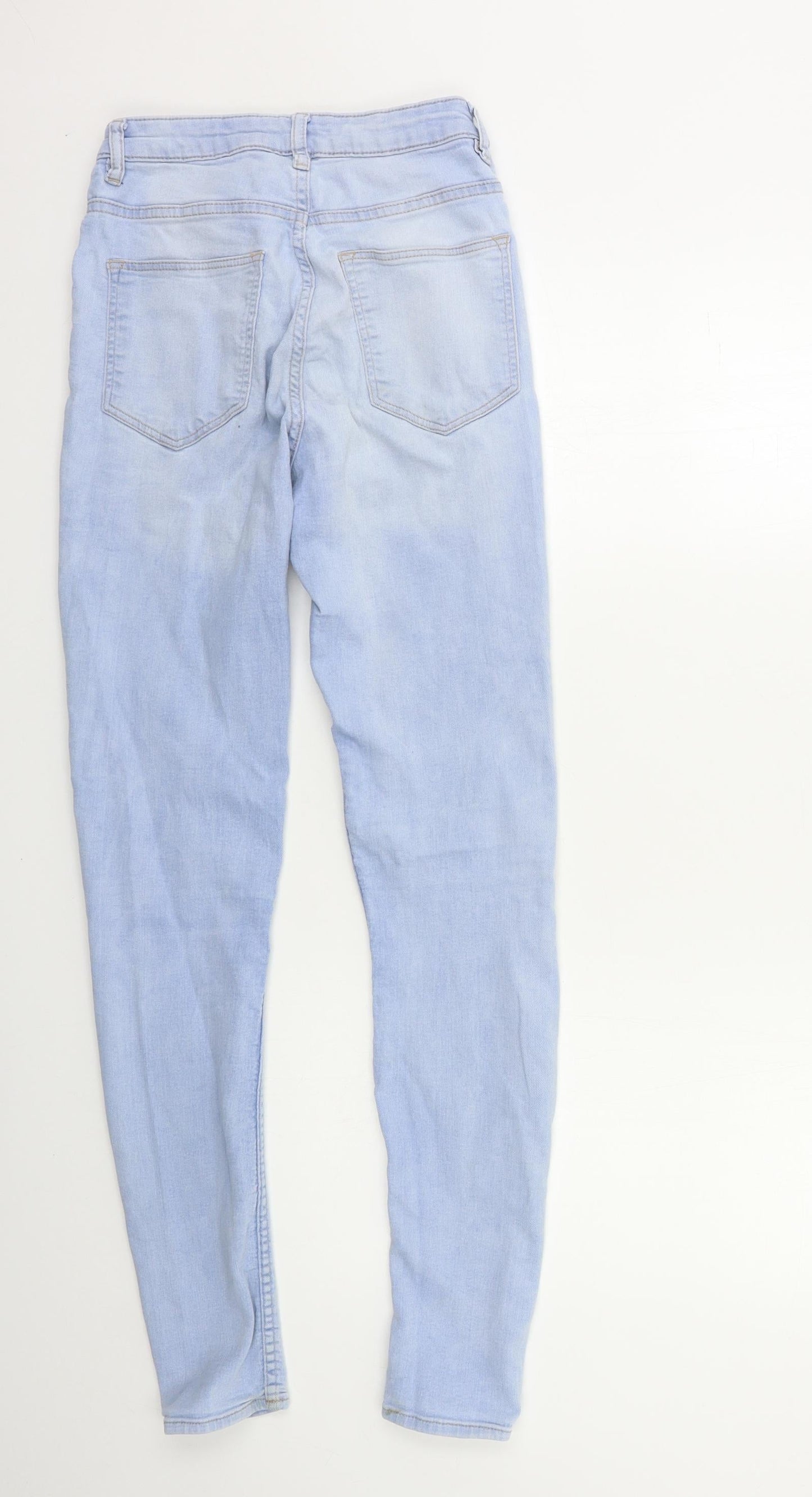 H&M Womens Blue  Denim Skinny Jeans Size 10 L30 in