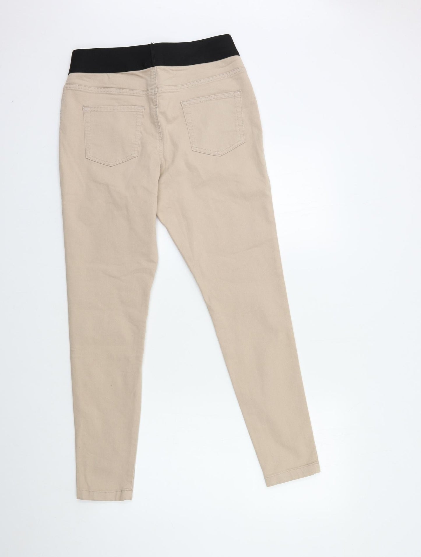 Preworn Womens Beige  Denim Jegging Jeans Size 28 in L28 in