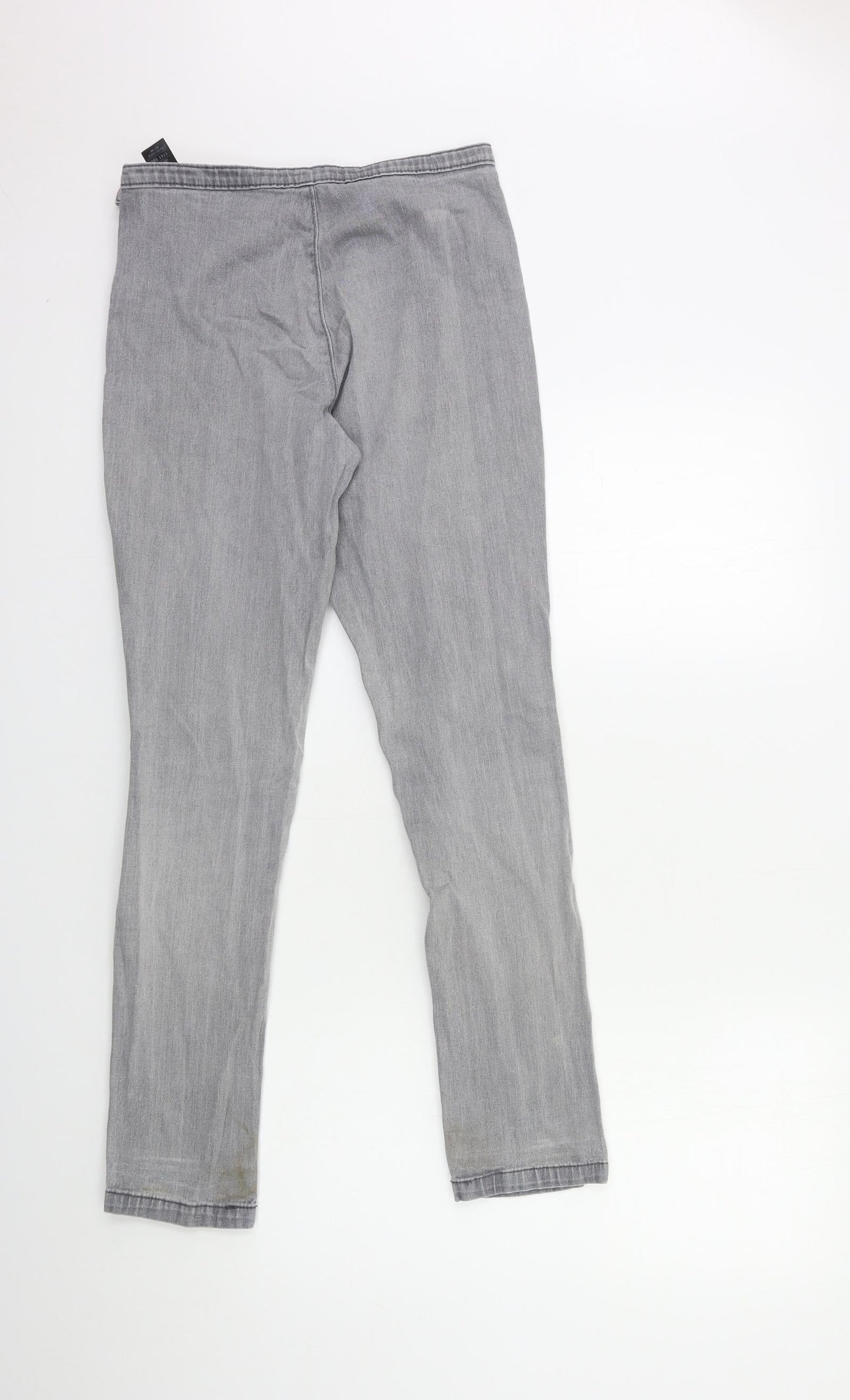Marks and Spencer Womens Grey  Denim Skinny Jeans Size 8 L20 in