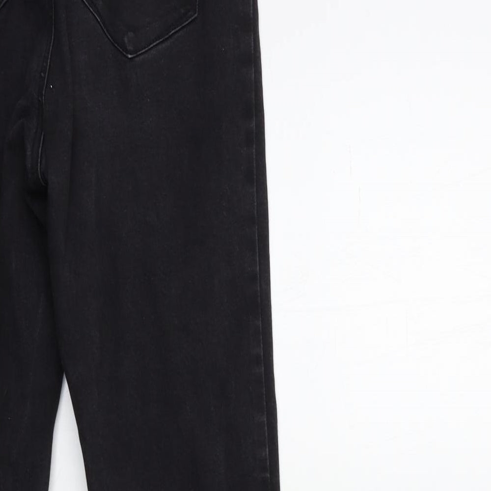 Denim & Co. Womens Black  Denim Skinny Jeans Size 10 L30 in