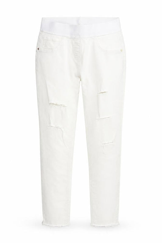 George Womens White  Denim Jegging Jeans Size 10 L25 in