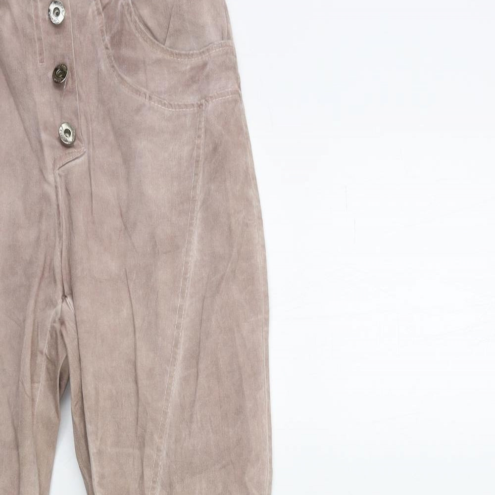 Preworn Womens Pink  Denim Skinny Jeans Size 26 in L29 in