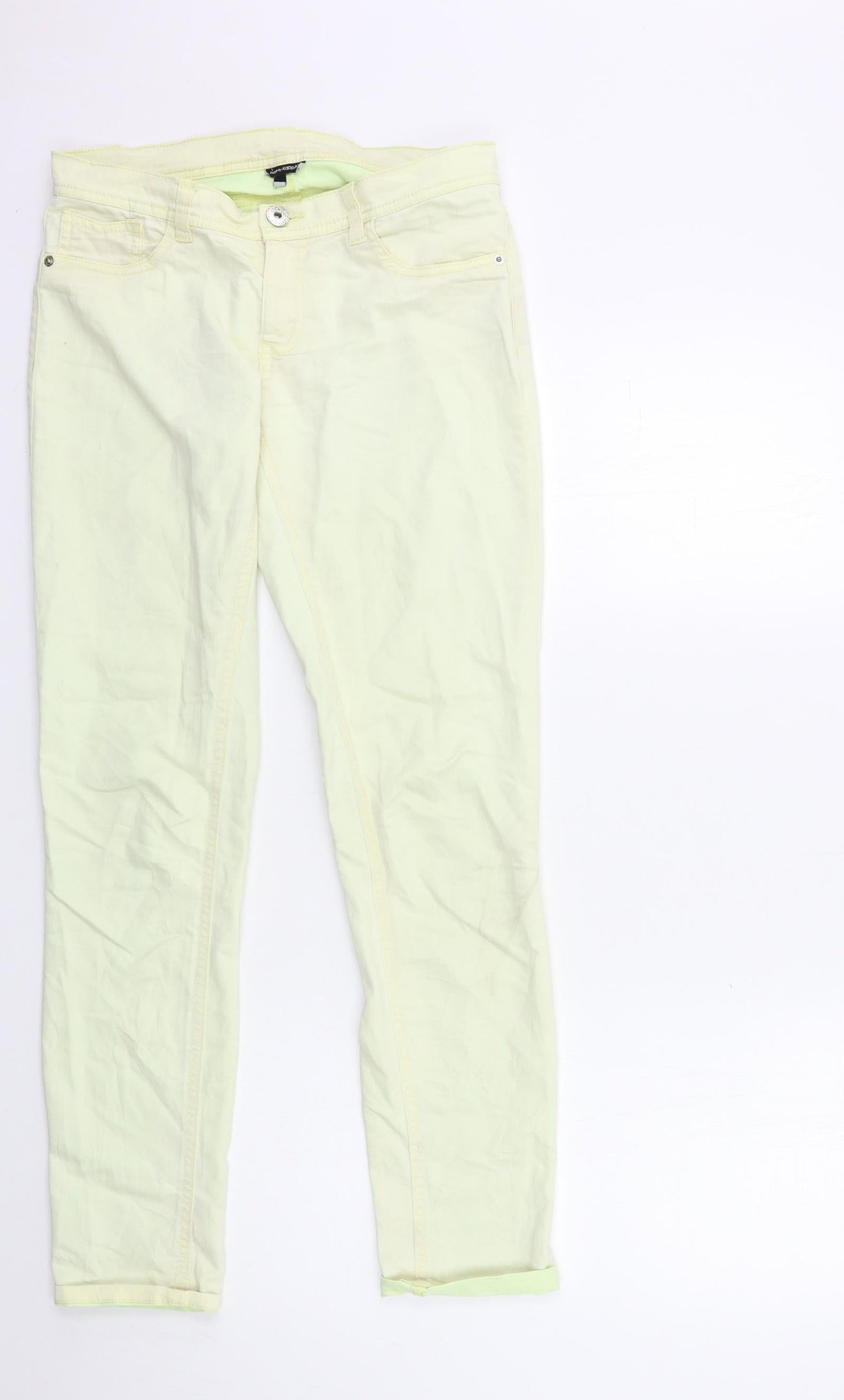 KappAhI Girls Yellow   Skinny Jeans Size 13-14 Years