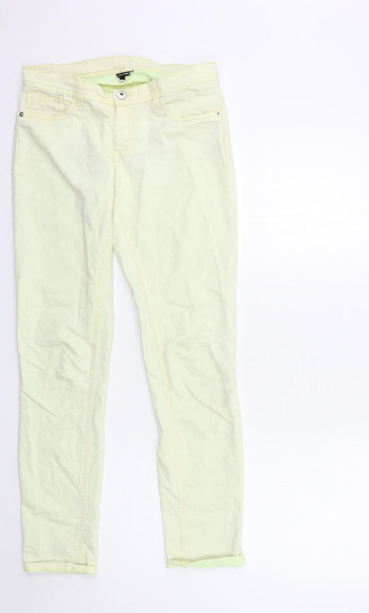 KappAhI Girls Yellow   Skinny Jeans Size 13-14 Years