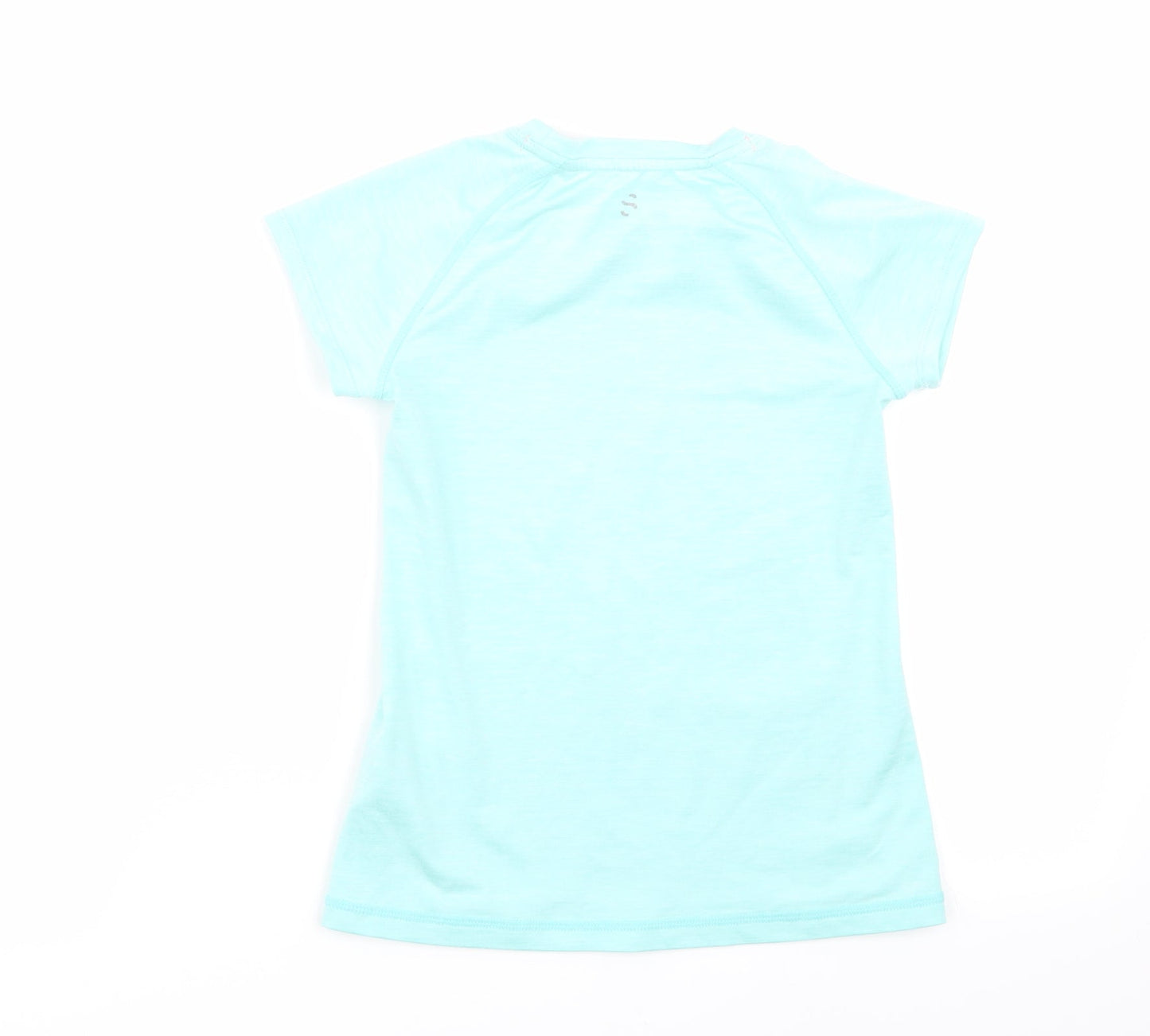 H&M Girls Green   Basic T-Shirt Size 7-8 Years