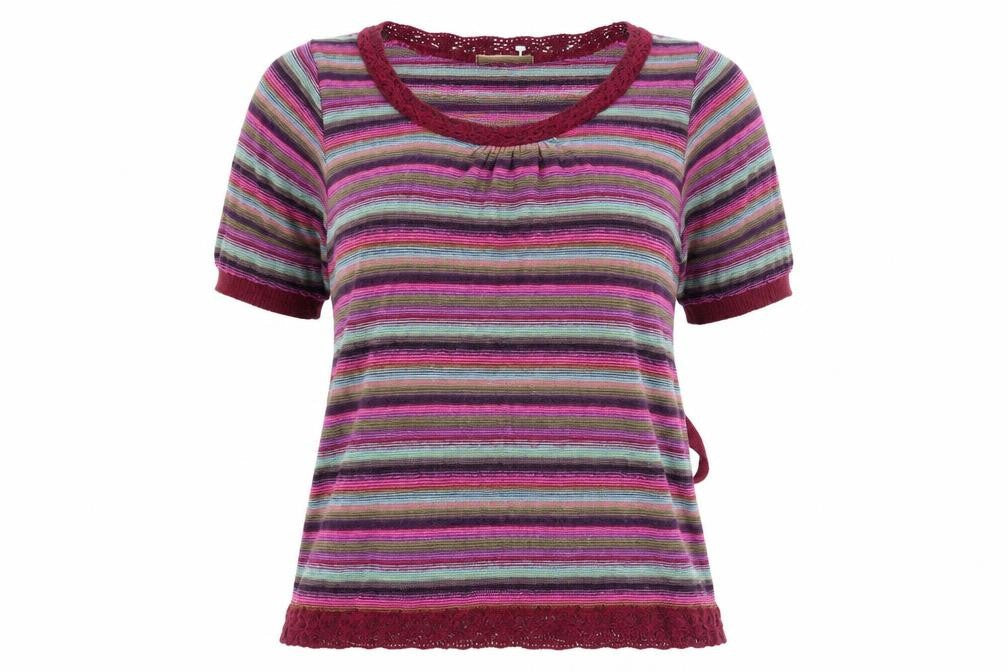 evie Womens Multicoloured Striped  Pullover Jumper Size 14
