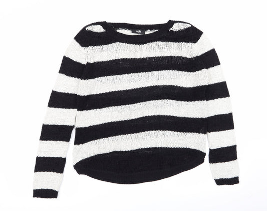 Wallis Womens Multicoloured Striped  Pullover Jumper Size S