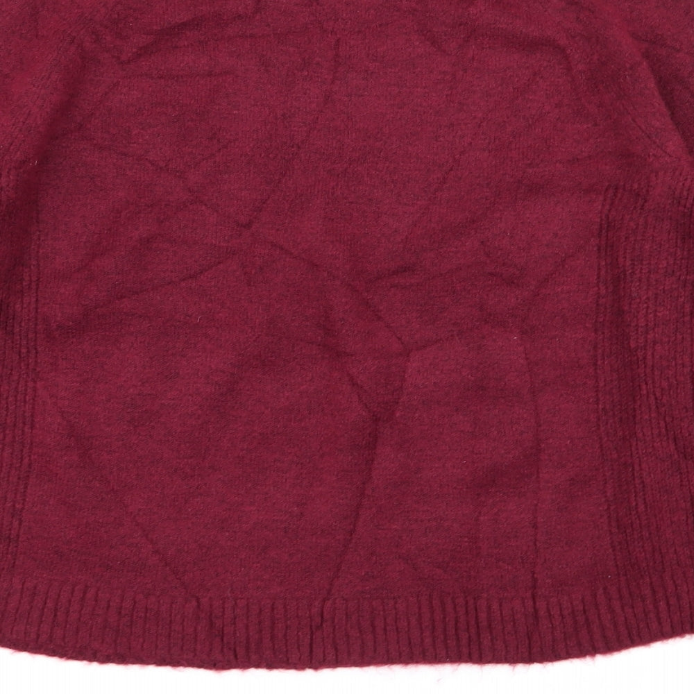 New Look Girls Red   Pullover Jumper Size 14-15 Years