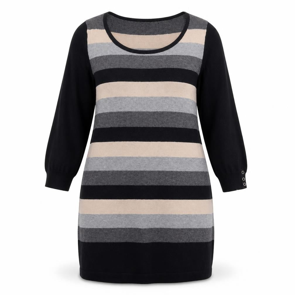 Marks & Spencer Womens Multicoloured Striped  Fit & Flare  Size 16