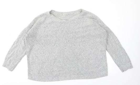 Peacocks Womens Grey   Pullover Jumper Size XL