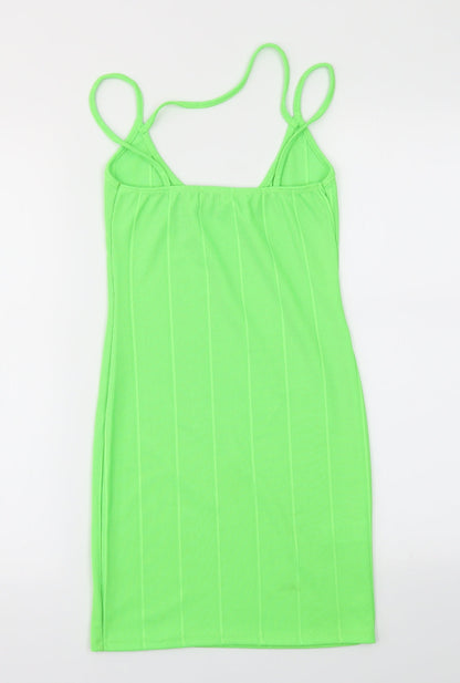PRETTYLITTLETHING PRETTY LITLE THING  Womens Green   Fit & Flare  Size 8