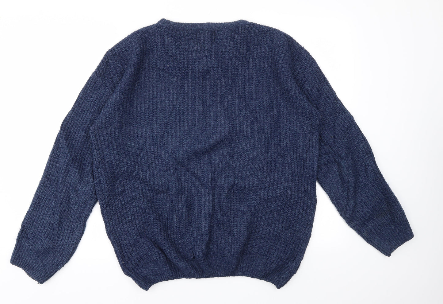Refectory Mens Blue   Pullover Sweatshirt Size S