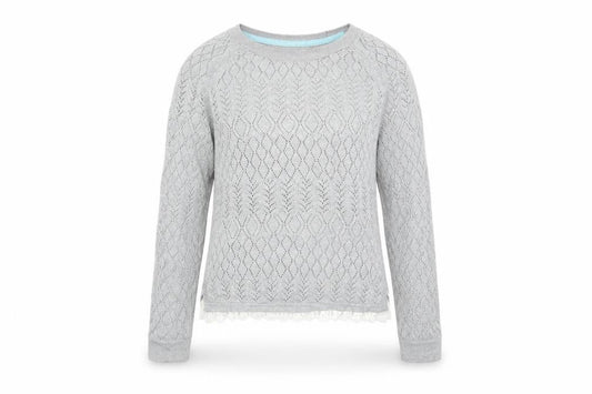 H&M Girls Grey   Pullover Jumper Size 14 Years
