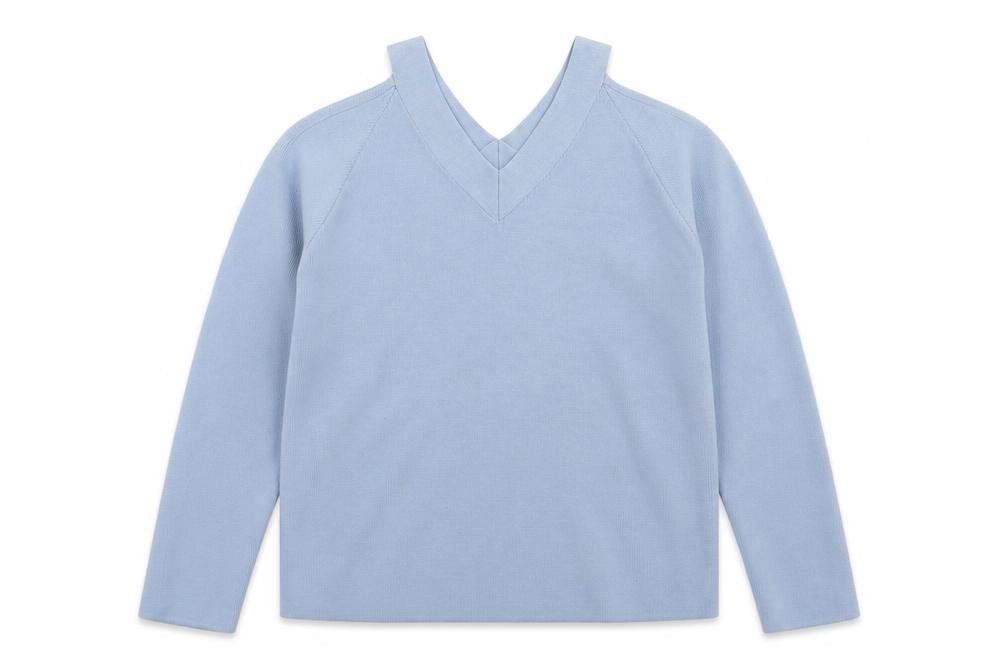 New Look Girls Blue  Knit Pullover Jumper Size 12-13 Years