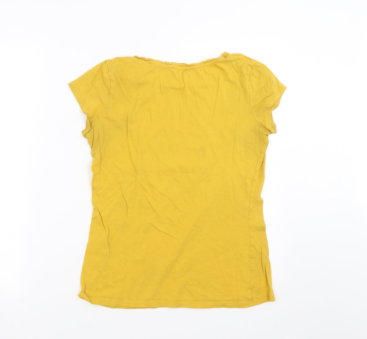 Terranova Womens Yellow   Basic T-Shirt Size XL  - Selfie