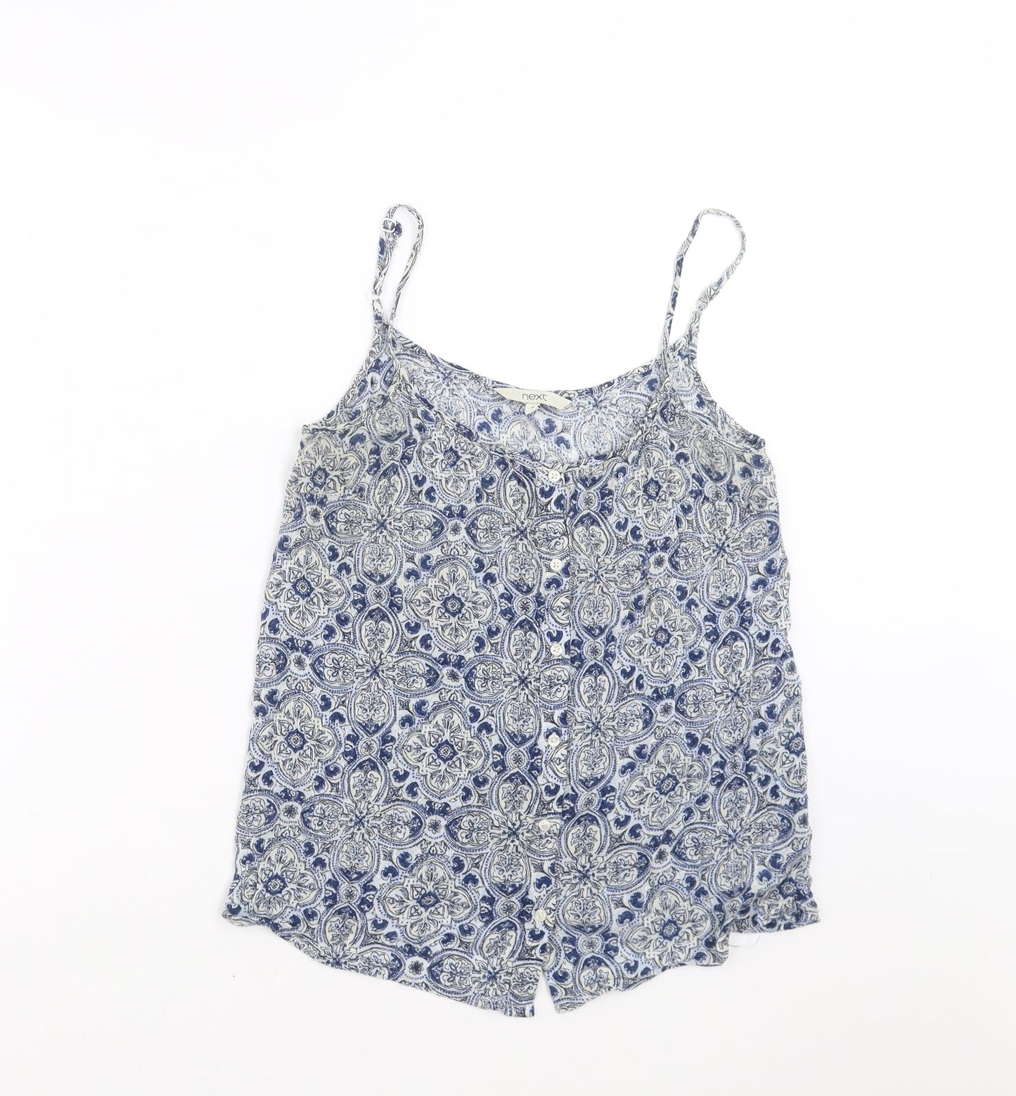 NEXT Womens Blue Floral  Camisole Blouse Size 6