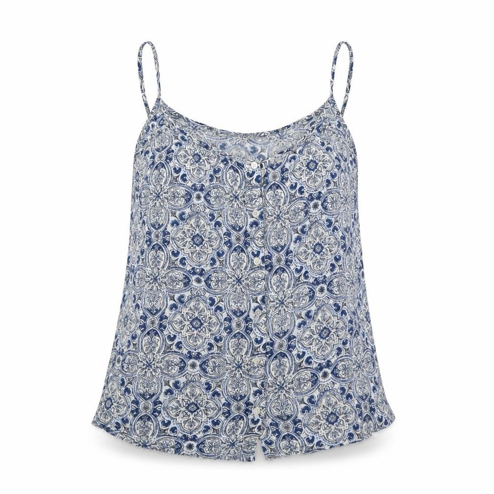 NEXT Womens Blue Floral  Camisole Blouse Size 6