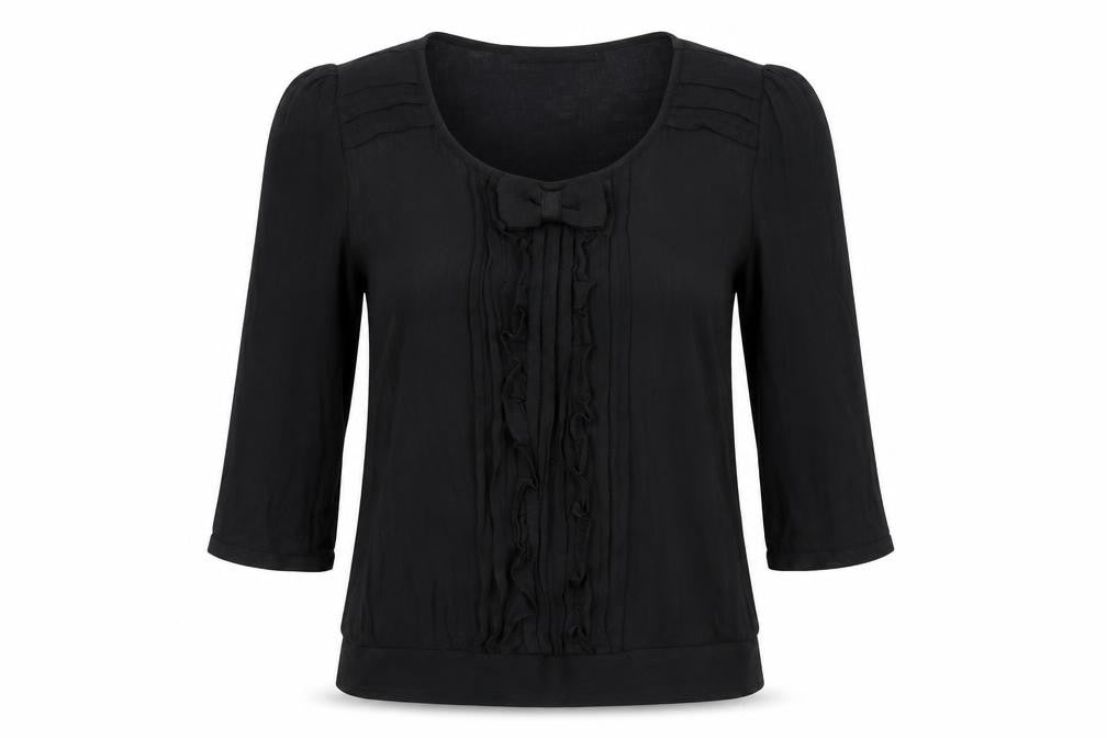 NEXT Womens Black   Basic Blouse Size 6