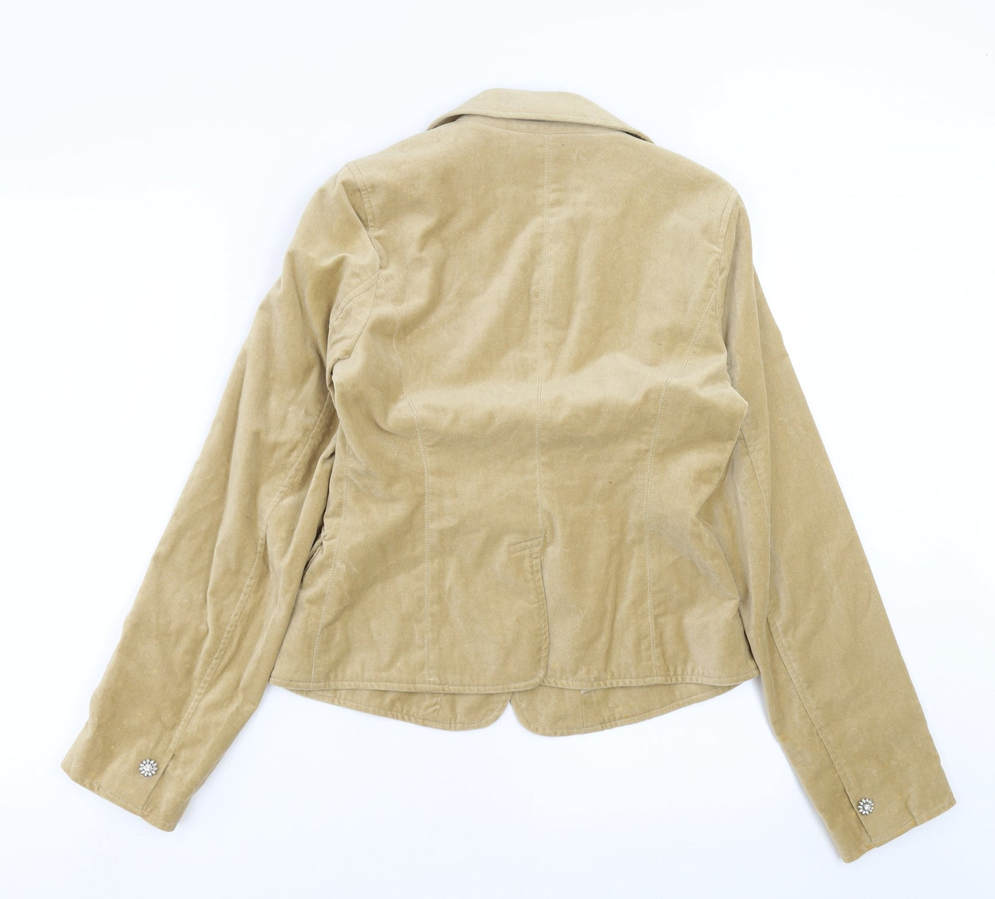 Todays Woman Womens Beige   Jacket Blazer Size 10
